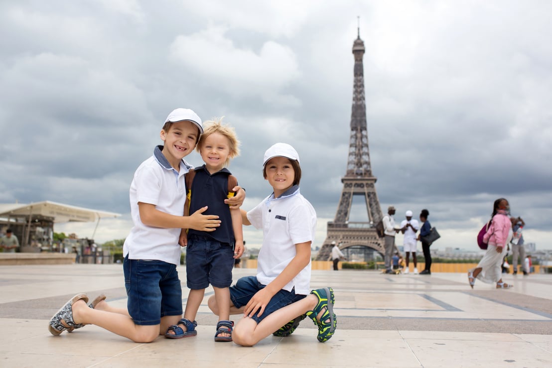 Family Vacationing in Paris